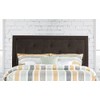 Hillsdale, Becker Full Upholstered Headboard, Black/Brown