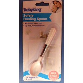 Babyking Safety Feeding Spoon  Dishwasher Safe  BPA FREE  #BK87200   NEW