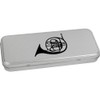 Azeeda 'French Horn' Metal Hinged Stationery Tin/Storage Box (TT00242914)