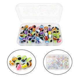 Fishcm Fisheye Bead Bait Eggs Kits - 200pcs Floating Ball Stoppers with Box for Saltwater, Freshwater Salmon and Trout Fishing