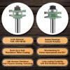 OLETBE 3 PCS Router Bit Set, 1/2-Inch Shank Round Over