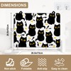 Stove Top Covers for Electric Stove,Cute Black Cat Fish Heat
