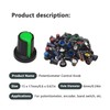 30 Pack 6 Colors 6mm Knurled Shaft Potentiometer Knobs –