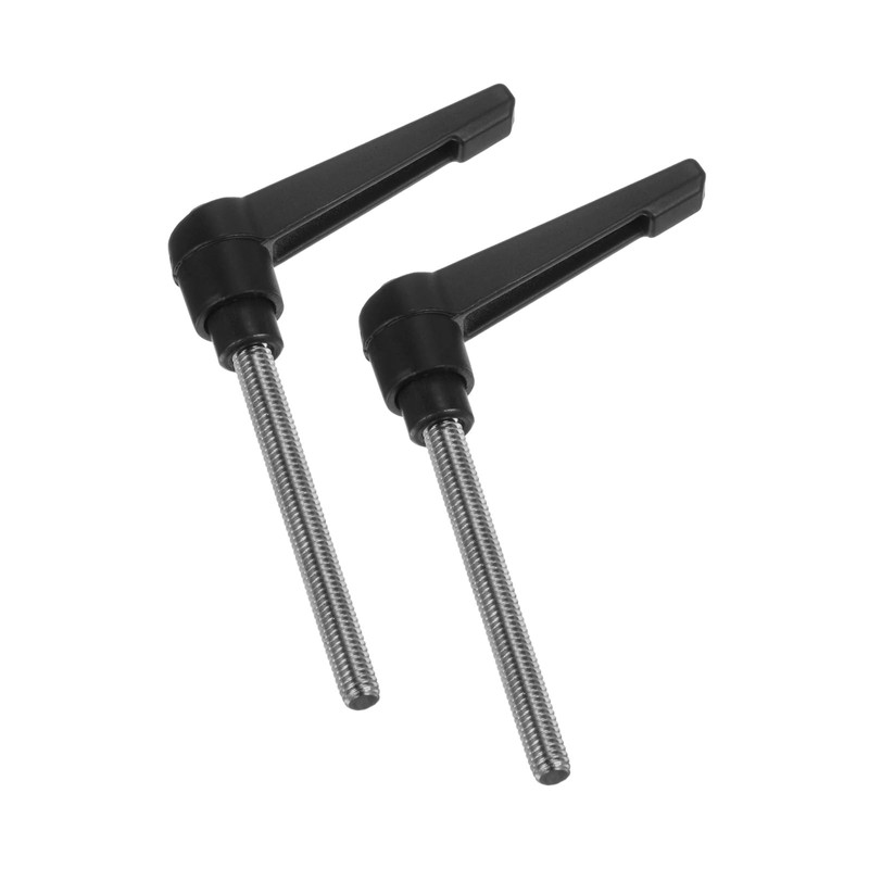 sourcing map 2pcs Clamping Lever Handles, M6 x 70mm 304