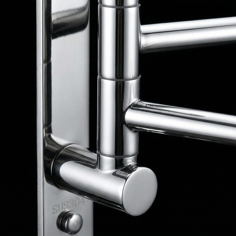 Swivel Towel Rack Wall Mounted, 1/2/3/4/6-Bar Options, 12.8" Long Arm
