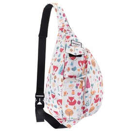HAWEE Travel Chest Bag Sling Shoulder Bag Backpack Crossbody Shoulder Bag Daypack Casual for Men Women Teenager Work Travel Study Outdoor Climbing Hiking Running, Little Fox, Casual