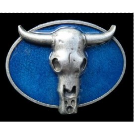 Unbranded BLUE LONGHORNS COW RANCH COWBOY COWGIRL WESTERN TEXAS BELT BUCKLES