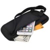 Waist Belt Bag, Travel Money Belt Mesh Lining Elastic Security