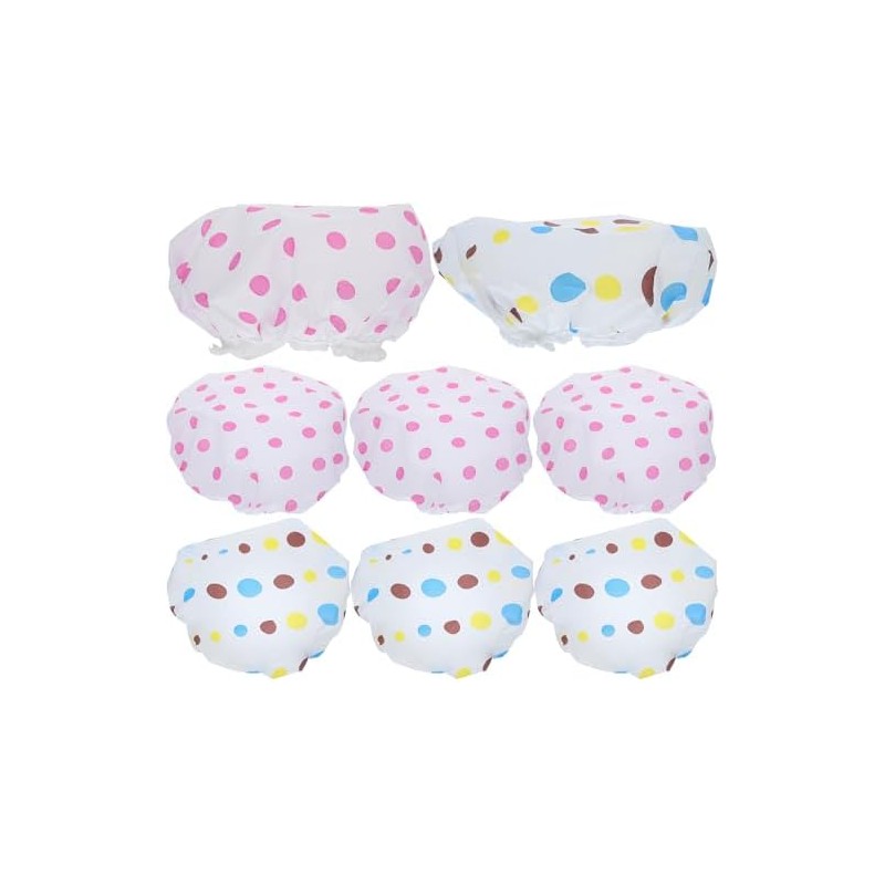 Gorro de Baño PVC para Ducha, Paquete de 8 Unidades