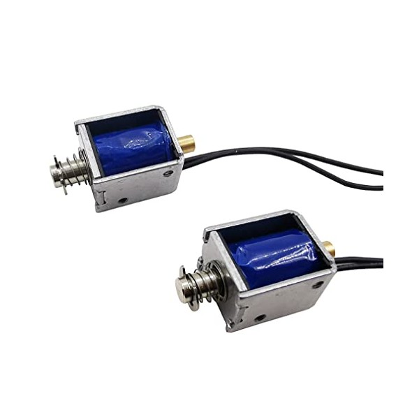 2PCS DC 3V 2.8Ω Mini Push Pull Linear Solenoid Electromagnet