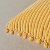 Fancy Homi Pack of 2 Boho Yellow Decorative Throw Pillow