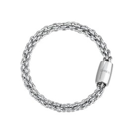 BREIL BRACELET-MAGNETICA SYSTEM-4 Collection Bracelet in Coloured Steel and Onyx for Women, One Size, Alloy Steel, Lacquer, Varnish