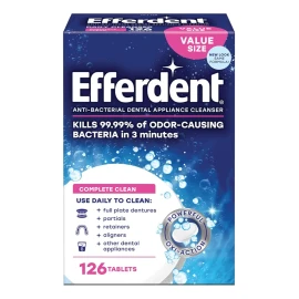 Efferdent-tabletas De Limpieza Dental, 126 Tabletas