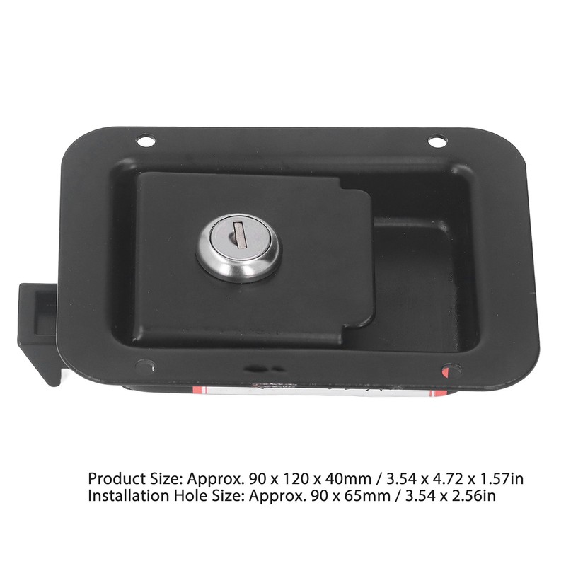 Travel Trailer Lock Heavy Duty Stainless Steel Versatile Flush Mount