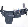 Hairdressing Scissor Bag Hip Holster Pouch Kassaki Blue Denim Look