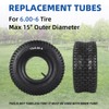 GICOOL GICOOL 15x6.00-6 Tire and Inner Tube Set, TR-13 Straight