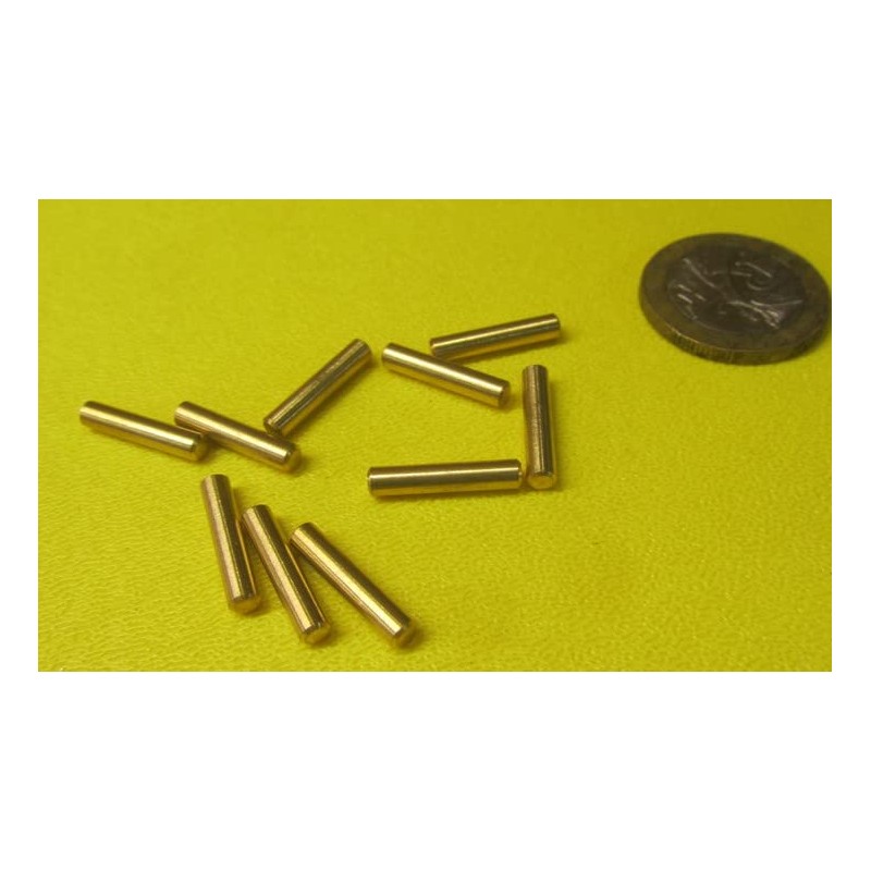 360 Brass Dowel Pin 1/8" Diameter x 5/8" Length 10