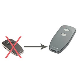 Marantec Digital 382 1pcs Remote Control, 2-Button 433.92 MHz, Multi-Bit, for Garage Door Opener and Gate Operators