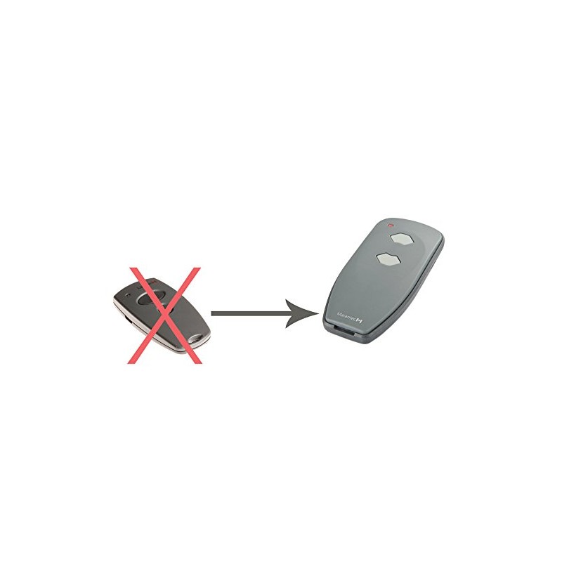 Marantec Digital 382 1pcs Remote Control, 2-Button 433.92 MHz, Multi-Bit,