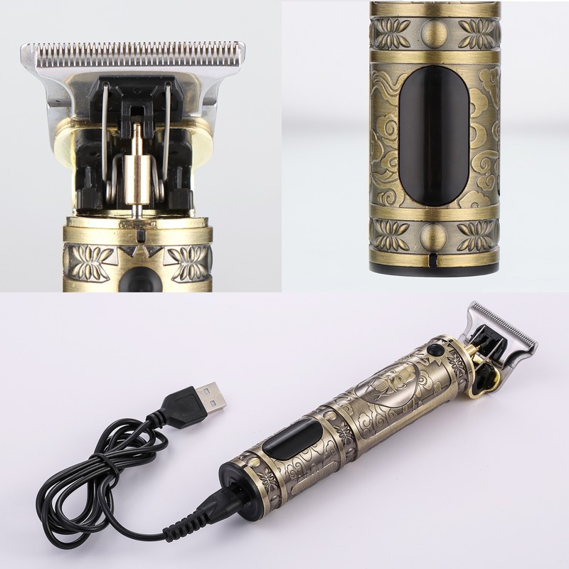 Men Hair Clippers with LCD Display Cordless Barber Clipper Hair