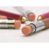 WSP-2801 Slip-on Wood Axis Mechanical Pencil, Large, Red, Pencil-like Eraser,