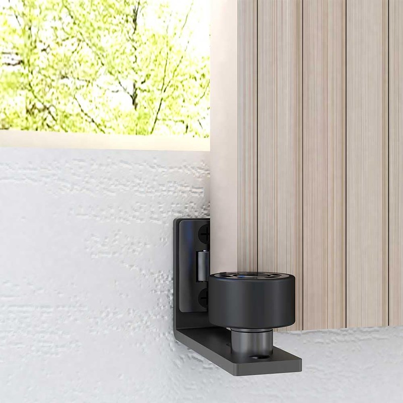 QINAIXQM Adjustable Floor Guide Sliding Barn Door Floor Guide Wall/Door