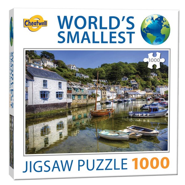 Cheatwell Games Puzzle World's Smallest 1000 Piece Jigsaw Polperro