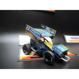 Acme 2024 DONNY SCHATZ GOLD CHROME CARQUEST 50th KNOXVILLE SPRINT RACE CAR ACME 1:50