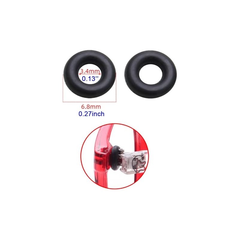 5 Pairs Glasses Grips Hinge Rings Tighteners Eyeglass Temple Silicone