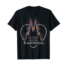 Cologne Cathedral Cologne Carnival Confetti Gift Idea T-Shirt