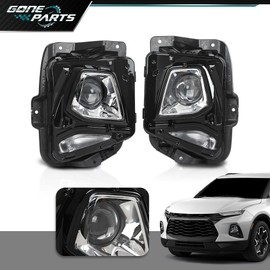 goneparts Fit For 2019-2021 Chevy Blazer HID/Xenon Model Projector Headlights Headlamps