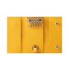 HANATORA Genuine Leather Key Case, Trifold, 2 Buttons, 6 Hooks,