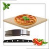 Full Size Rectangular Pizza Stone, Thick Baking Stone for Ovens,