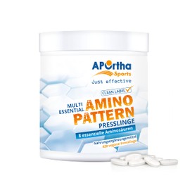 Aportha Sports Amino Pattern – Ideal money for 8 Essential Amino Acids – 420 Vegan Tablets