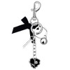 TUCEWP Black Bow Keychain for Women Girls Y2k Bowknot Key