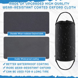 Heavy Duty Leak Resistant Portable Boat Trash Bag Reusable Boat Trash Can Accessories Foldable Garbage Container Waterproof for Sailing Fishing Camping