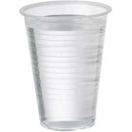 HOT BARGAINS, 1000 X Disposable Cups Clear Plastic Cups 7oz / 200ml for Water Coolers/Vending Disposables Cups Sealed
