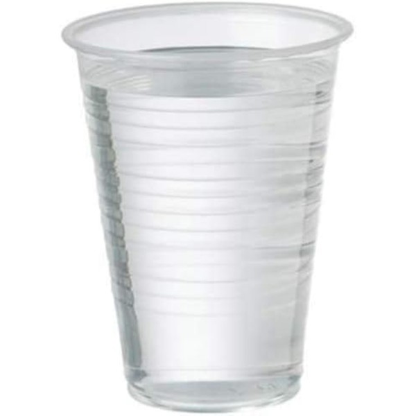 HOT BARGAINS, 1000 X Disposable Cups Clear Plastic Cups 7oz