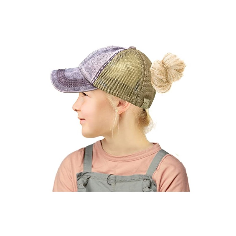 C.C Gorra de béisbol con visera de béisbol para niños