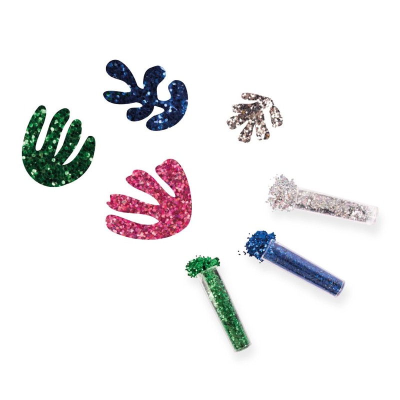 APLI Kids 6 Bottles Metal Glitter Biodegradable Ideal for Costumes