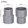 TOP-VIGOR PVC DWV Reducing Coupling 32mm x 40mm Pipe Fitting