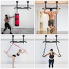 SELEWARE Adjustable Joist-Mounted Pull Up Bar - Multifunctional Chin Up