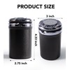 SOLARXIA Car Ashtray with Lid Auto Ashtray LED Easy Clean