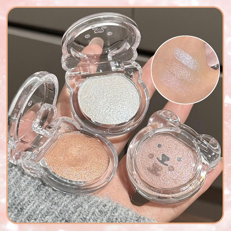 Moonbeam Veil Glitter Eyeshadow – Highlighter Makeup with Shimmer and
