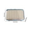 Fly Fishing Box, ABS Plastic Flies Assortment Box Waterproof Fly