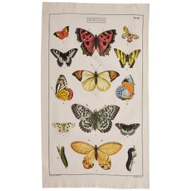 Cavallini Papers Vintage Butterflies Cotton Tea Towel