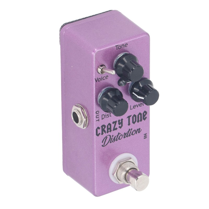 Electric Guitar Distortion Pedal Tone Distance Level Knob Aluminum Alloy