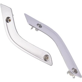 Unifizz 1RC72JAHAD 1RC72JAHAE Interior Door Handle Cover Car Inner Handle Trim Strip Panel Decor Sticker 2pcs Fit for Jeep Wrangler JK 2007-2017 Replacement Silver Tone