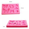 Innova Market Molde De Silicón Para Repostería Mariposas Rosa 8