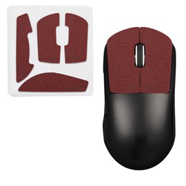 EsportsTiger Mouse Grip Tape, Carmine, Logicool G PRO X Superlight Wireless, Mouse Grip, Anti-Slip Tape, For Gaming Mouse, Anti-Slip Grip, Cut, 1 Set, Red